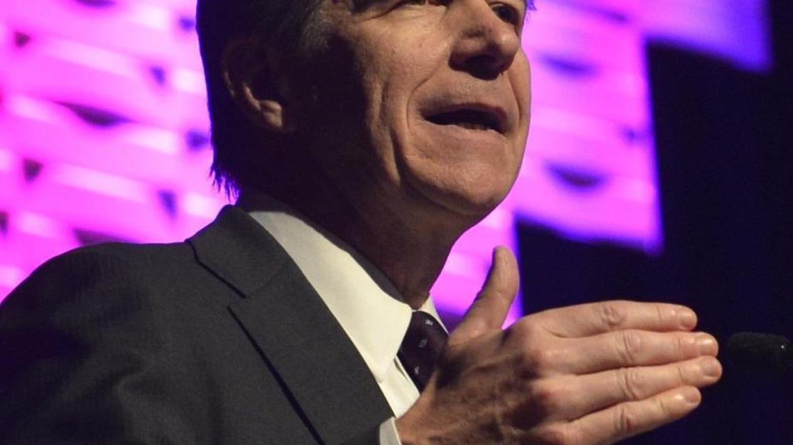 N.C. Governor Roy Cooper greets folks at the The 23rd Annual McCrorey YMCA MLK Holiday Breakfast, Presented by SteelFab, Monday, January 16, 2017.