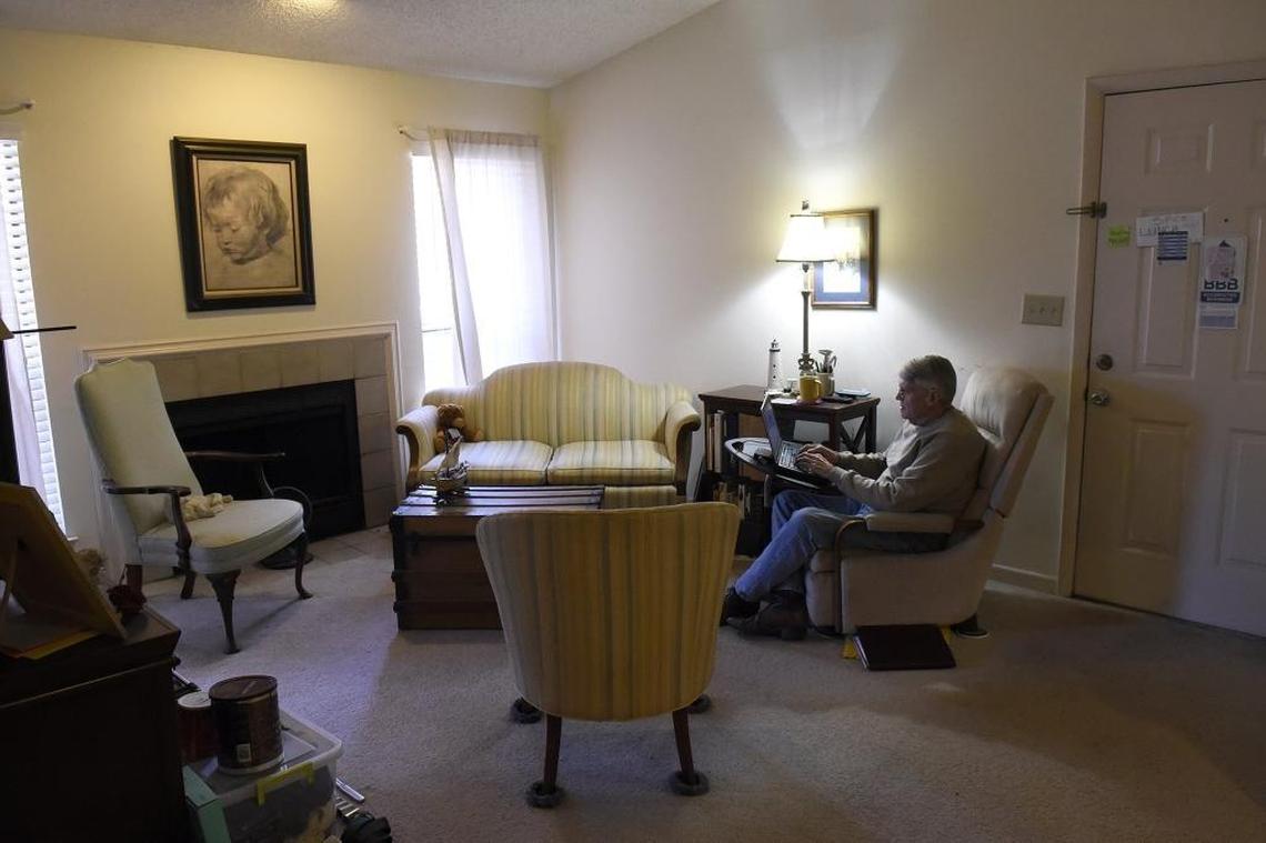 Richard Simmons, at his apartment in Paces Pointe.