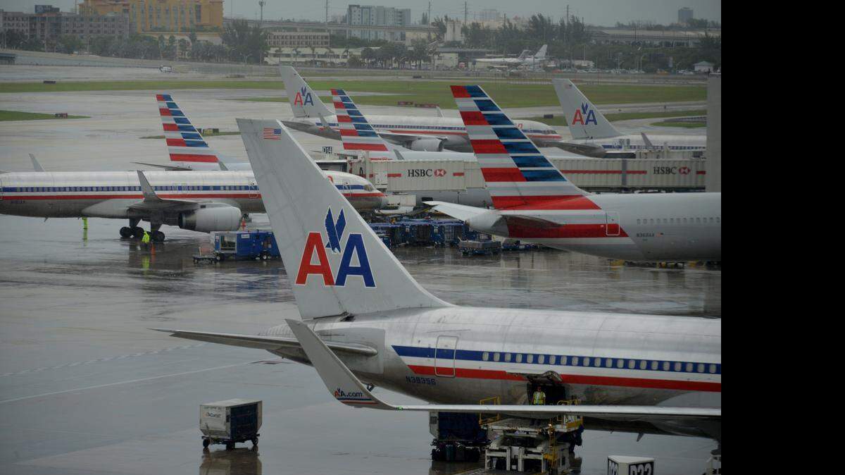 
The combination of cheaper fuel and steady demand for flights within the U.S. is boosting all the major domestic airlines, with American joining Delta, United and Southwest in posting sharply higher earnings. American Airlines posted a record first quarter profit despite a dip in revenue. 
