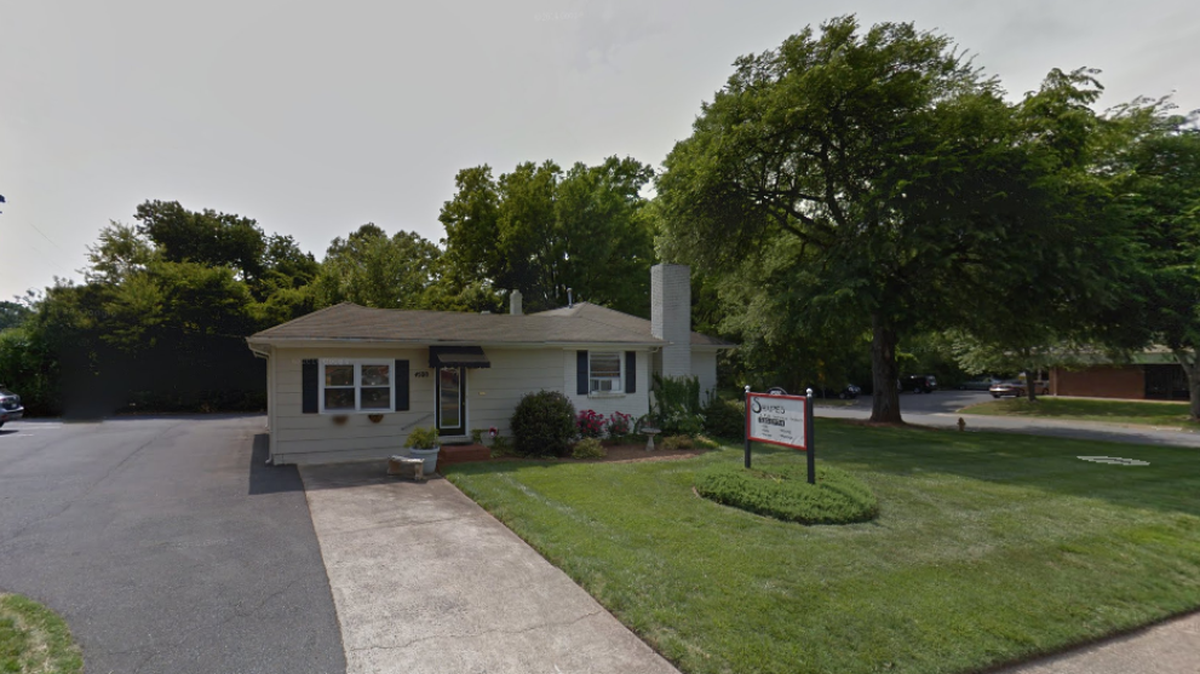 
The hair salon at 4500 Park Road, from Google Street View
