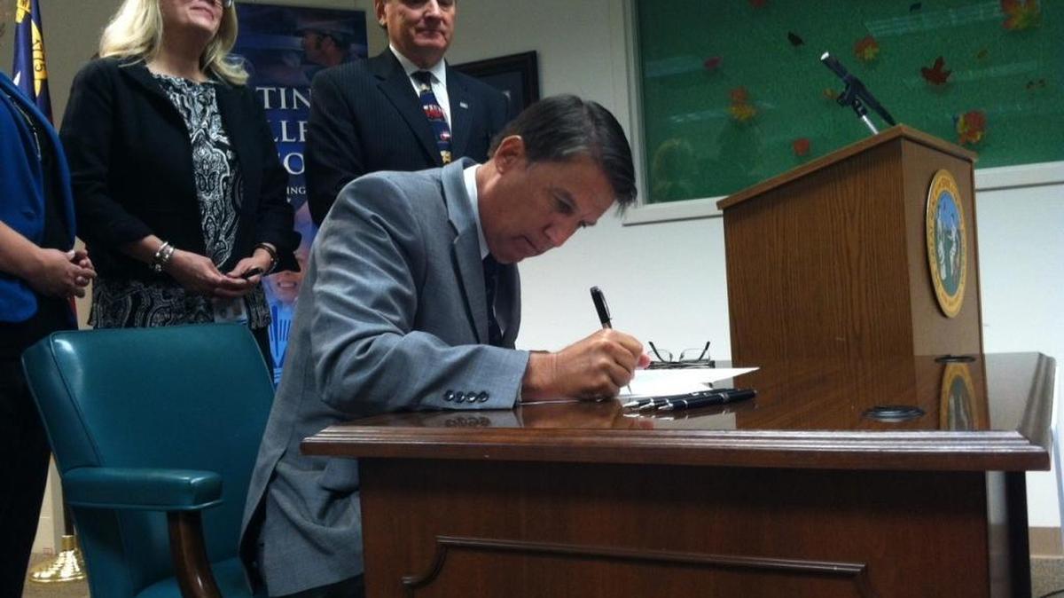
Gov. Pat McCrory on Thursday signs legislation he says will help the state root out fraud involving unemployment checks. Advocates for the jobless, though, say it will create additional burdens on people who are out of work.
