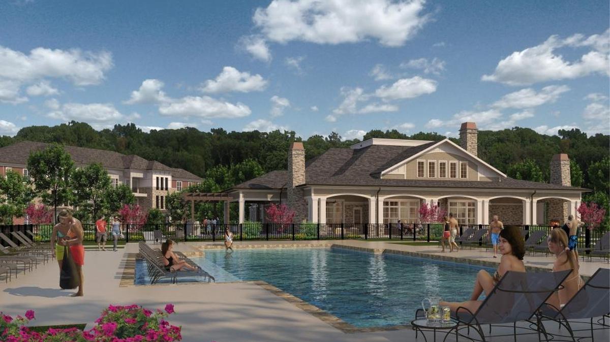 Rendering of Whitehall Village apartments
