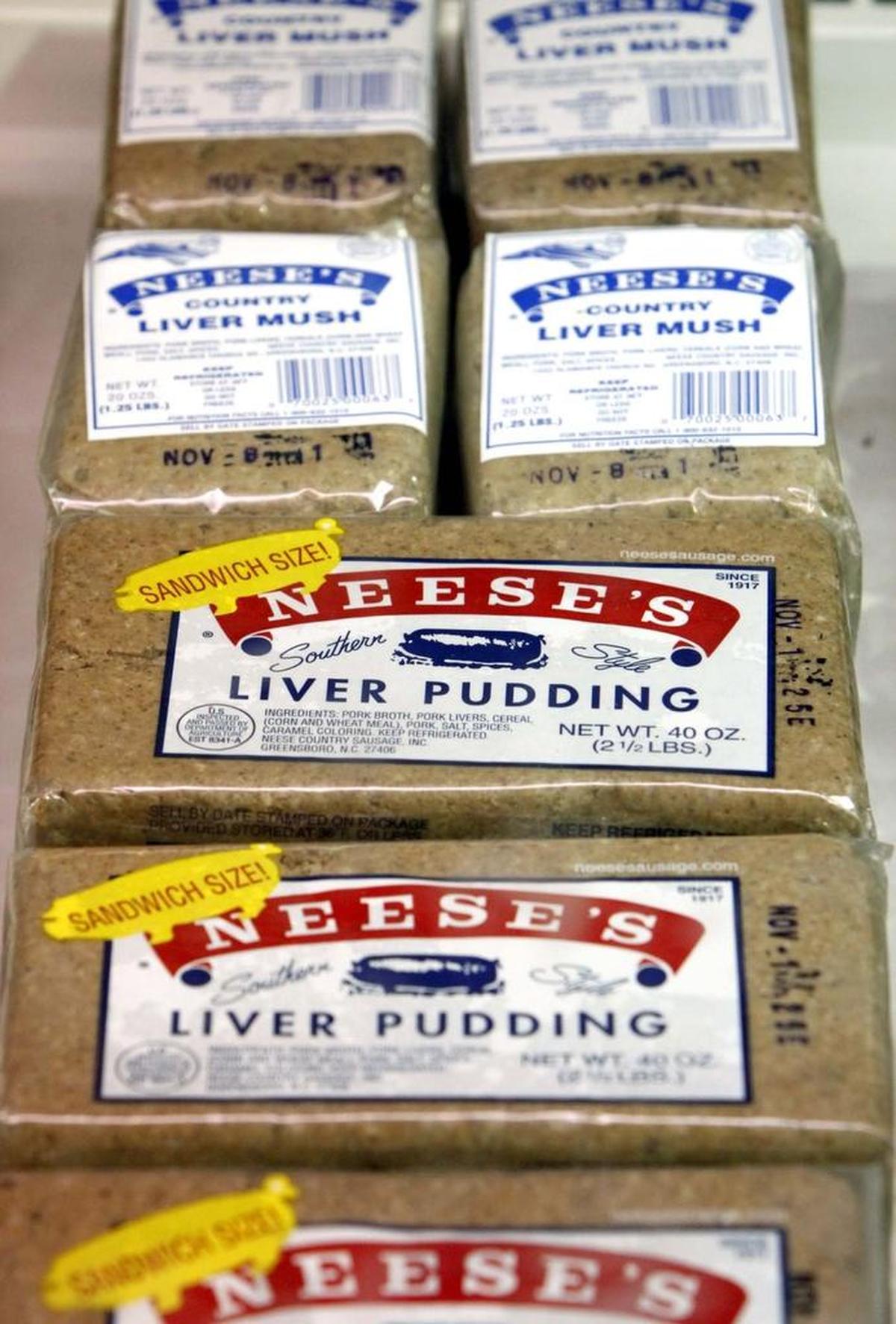 Customers have found Neese’s Liver Mush and Liver Pudding unavailable in North Carolina in the past few months.