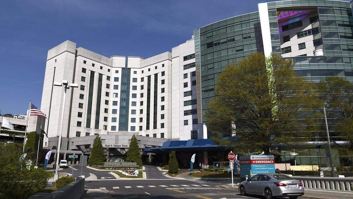 Atrium Health’s flagship hospital in Dilworth. A SWAT team responded to a parking deck at Carolinas Medical Center just south of uptown Charlotte after someone was reported barricaded in a vehicle, Charlotte-Mecklenburg police said.