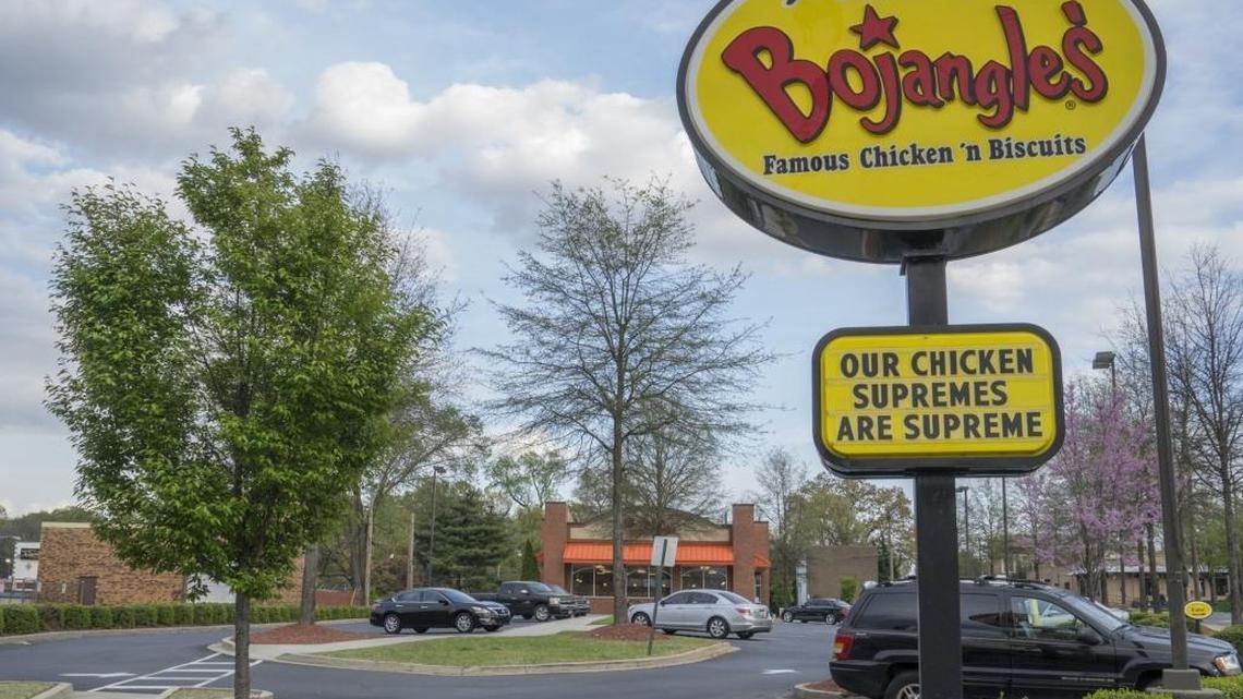 
The Bojangles’ on Charlottetowne Avenue at Third Street just southeast of uptown Charlotte.
