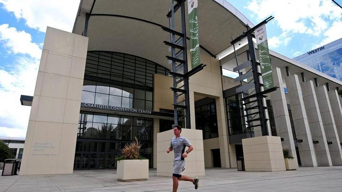 The Charlotte Convention Center on South College Street. At least 20 conventions and events have backed out of Charlotte because of concerns over North Carolina’s controversial new LGBT bill, and another 36 are hesitant, the city’s tourism agency says.