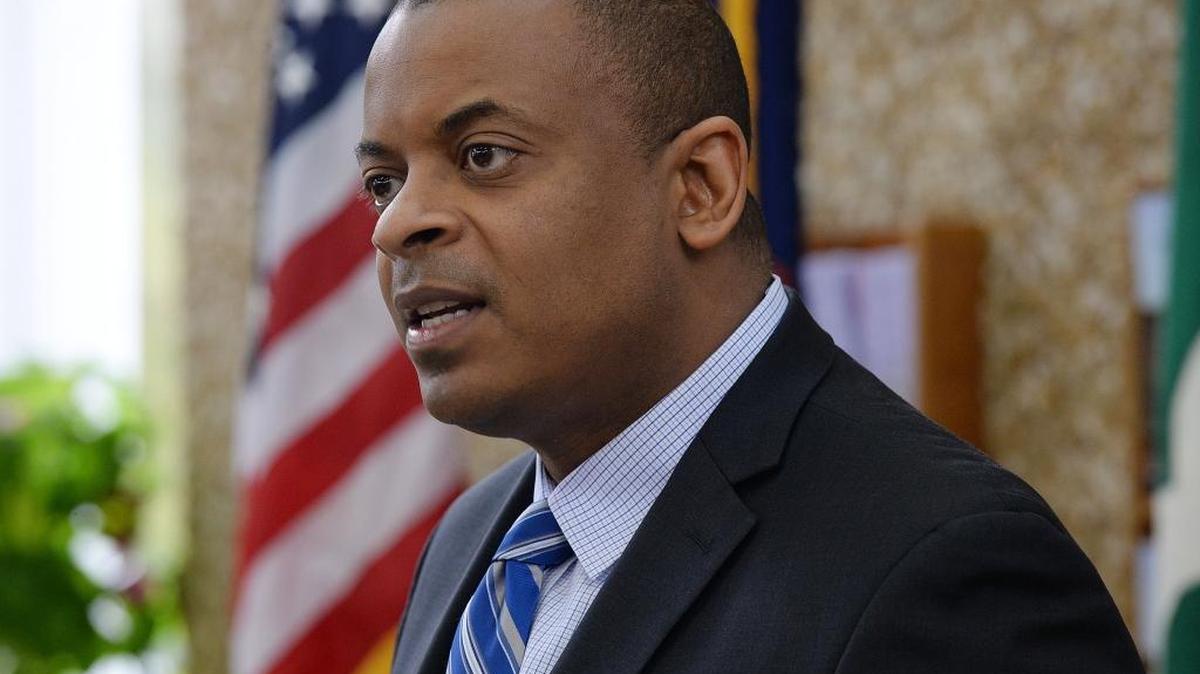 A federal bankruptcy judge on Tuesday denied a motion to dismiss a complaint that alleges U.S. Transportation Secretary Anthony Foxx performed little to no work in a past job at a defunct Charlotte bus manufacturer. In this 2015 file photo, Foxx announced that Charlotte will receives $25 million dollars to build the Amtrak station uptown as part of the Gateway Station.