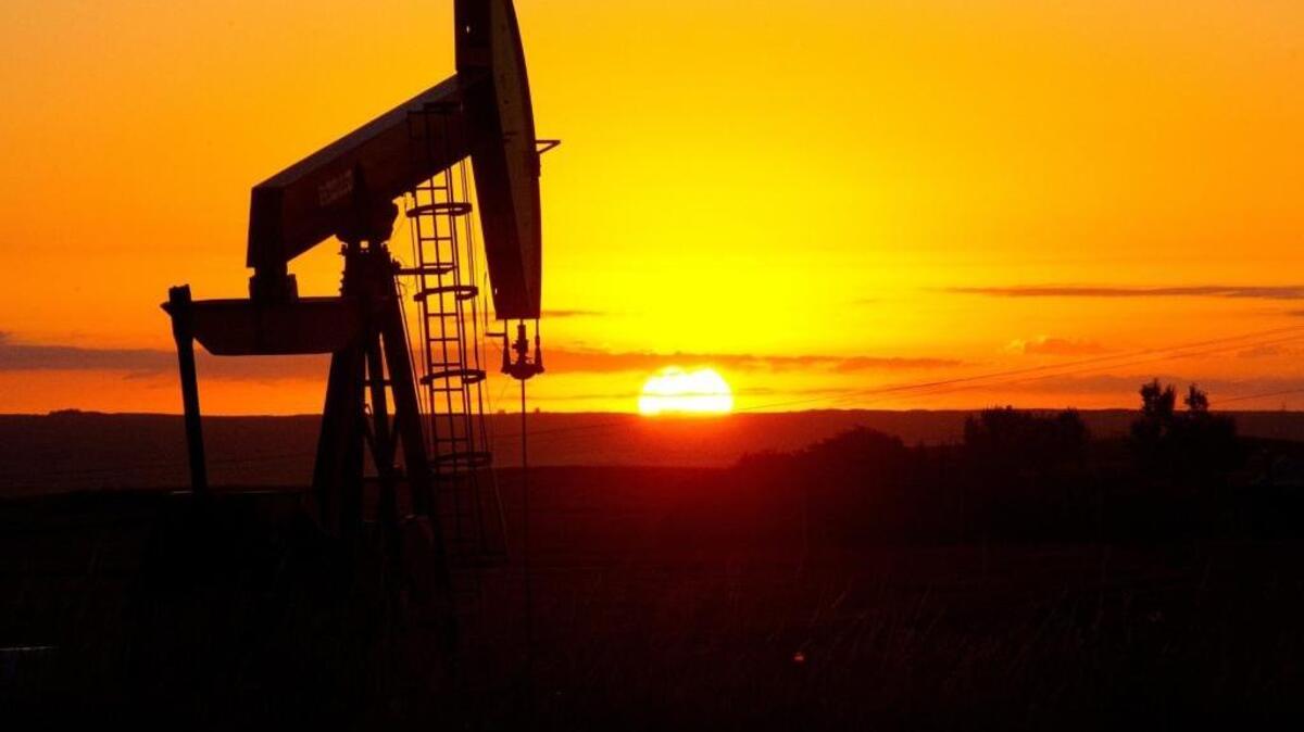 An oil well jack pump near Tioga, North Dakota -- one of four states said to be in recession due to the plunge in crude oil prices.