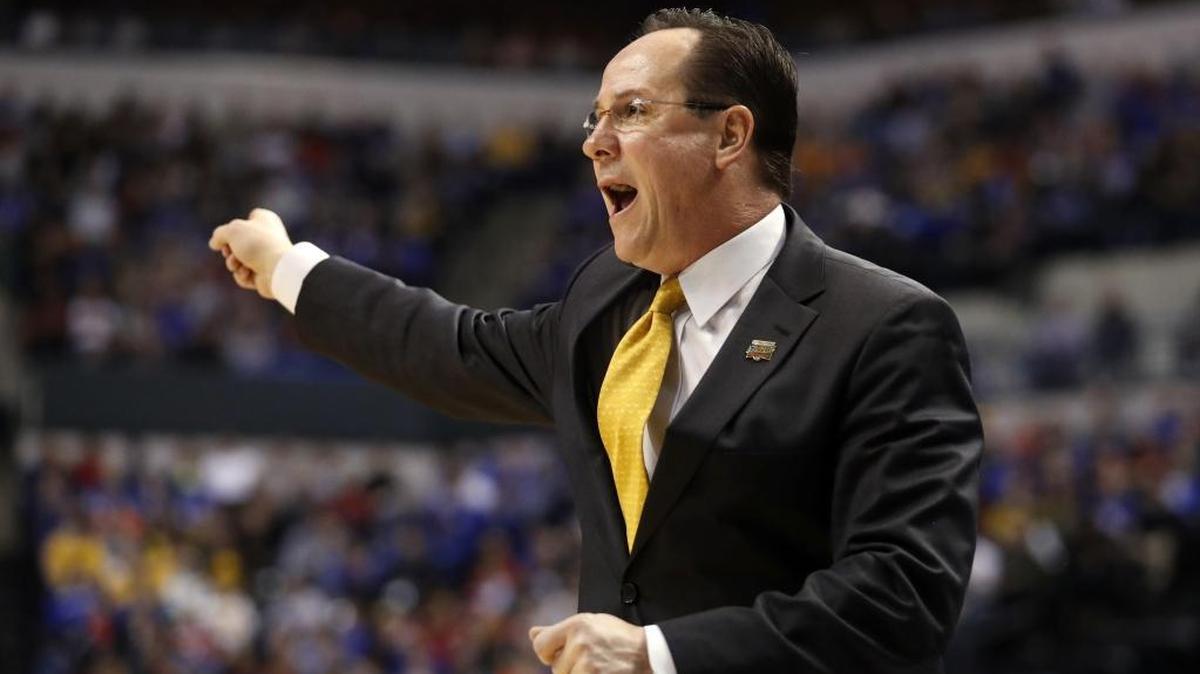 Wichita State head coach Gregg Marshall yells from the sidelines during the first half of a second-round game against Kentucky in the men’s NCAA college basketball tournament last month.