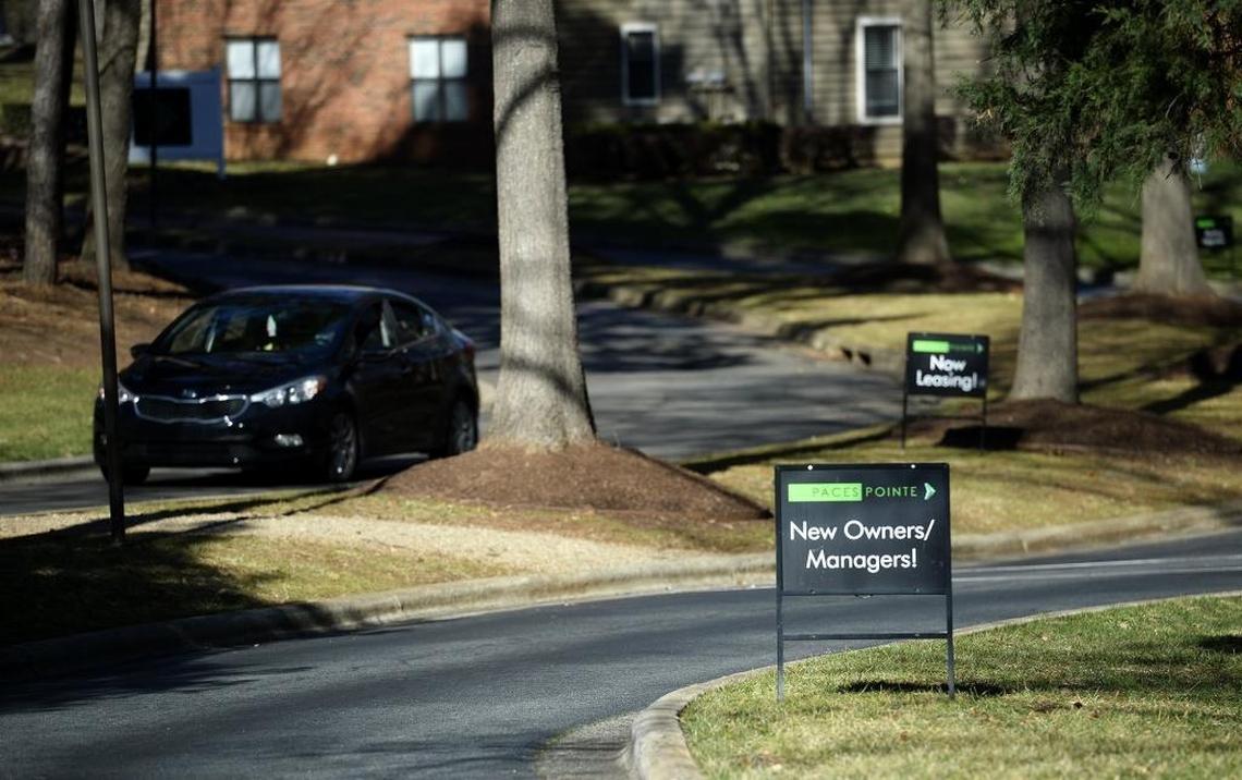 The Paces Pointe apartments where Richard Simmons lives. An investor specializing in “value add” deals bought them in 2016 and put in new flooring, upgraded appliances and kitchens and amenities such as a fire pit and renovated gym. Rents have gone up several hundred dollars a month at some of the apartments in the past few years.