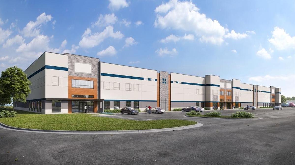 Rendering of the Charlotte Logistics Center.
