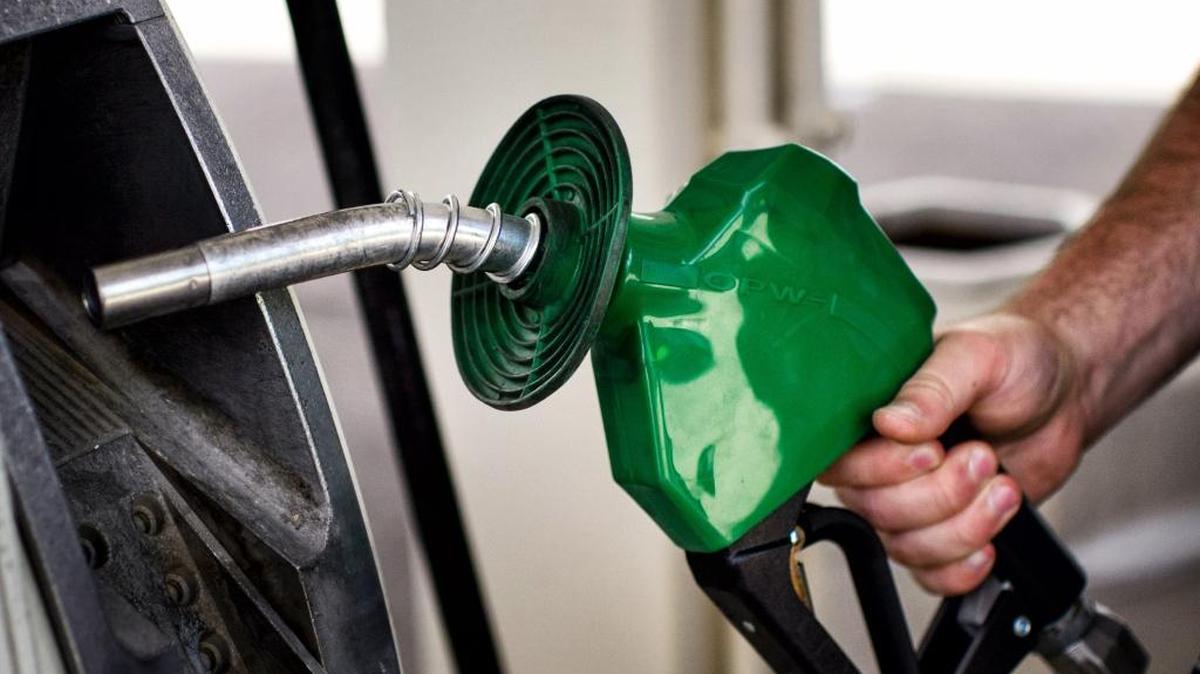 
A customer fills up their car at a BP gas station in South Minneapolis, Minn., on Sept. 4. 

