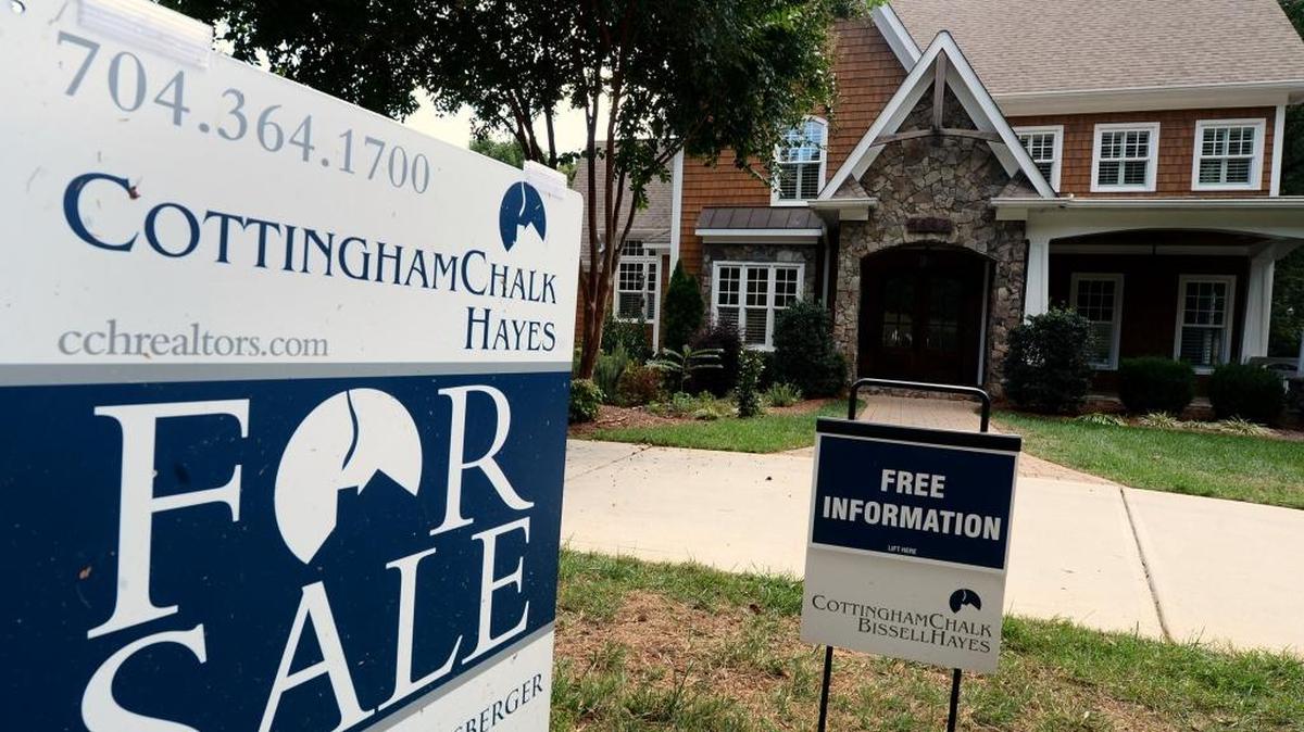 A home for sale in Charlotte in a 2014 file photo.