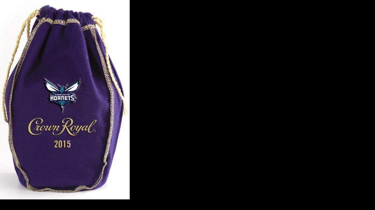 
Starting on Monday, Crown Royal bags with the Hornets logo will become available. 
