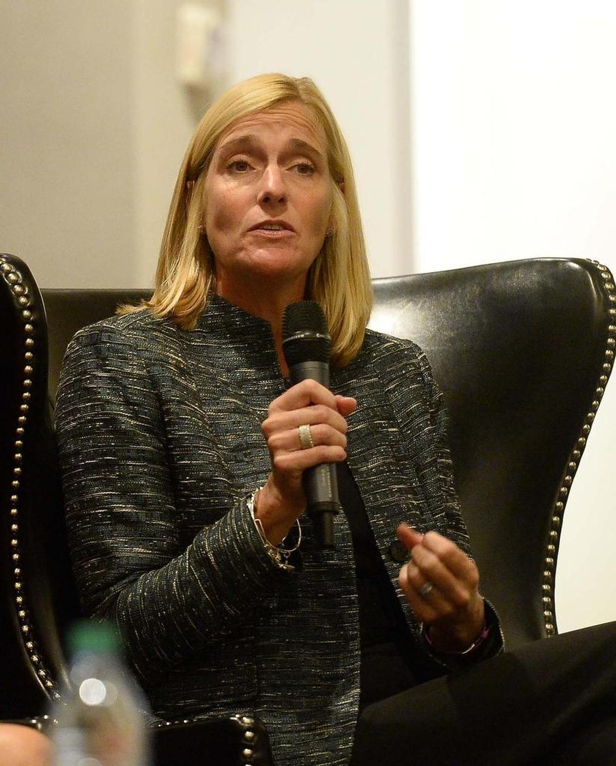 Andrea Smith started at Bank of America when she was just 21 years old. It was a male-dominated, competitive environment at the time, she said.