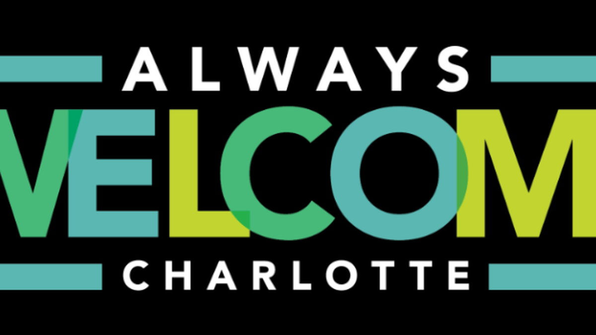 Charlotte’s “Always Welcome” campaign logo