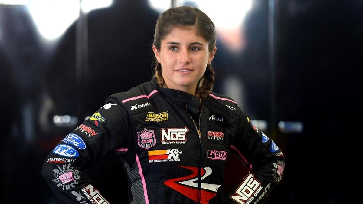 Californian Hailie Deegan is among the top drivers positioning to make a run at the ARCA victory Friday at Kansas Speedway.
