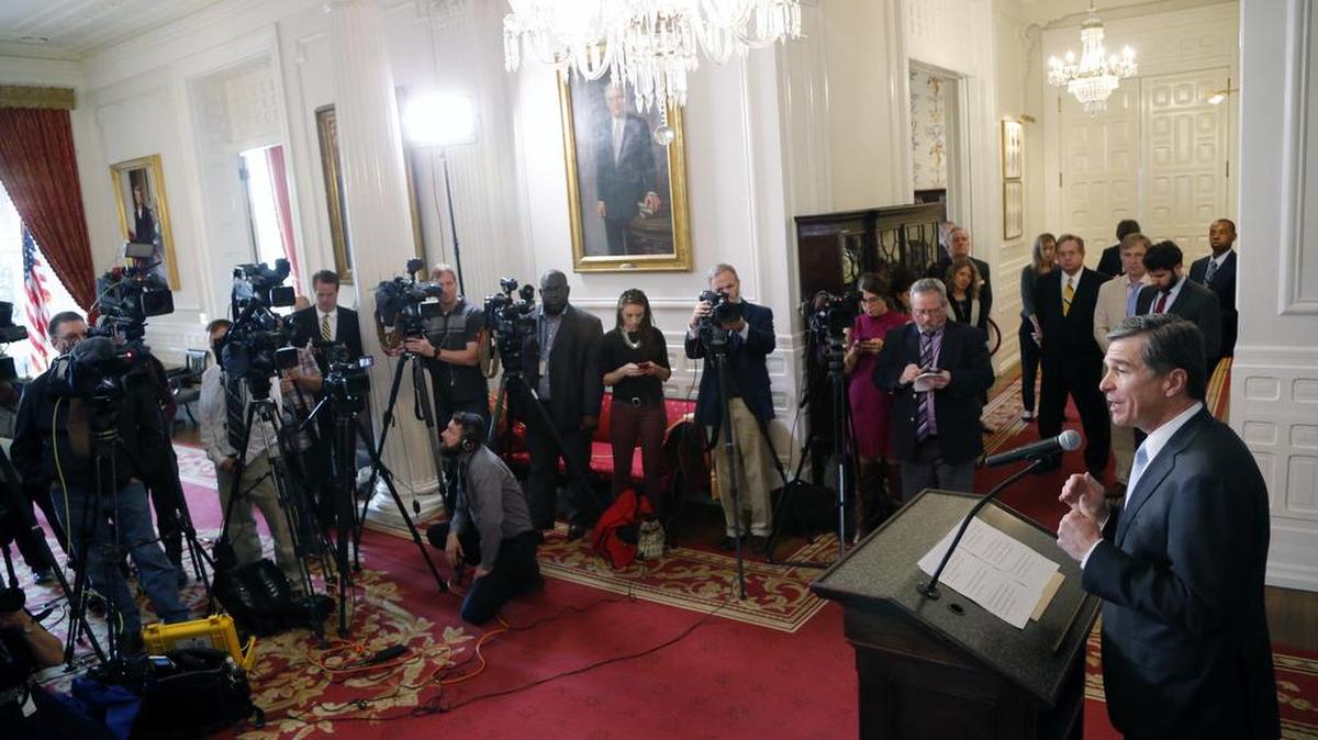 Gov. Roy Cooper announced at a March 30 press conference that he had signed a bill to replace the controversial HB2.