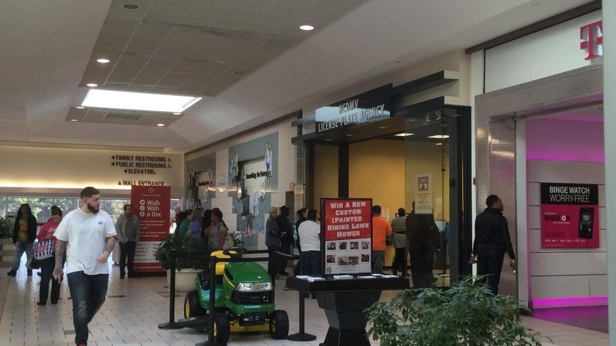 Eastridge Mall added a nontraditional tenant, a license plate office, last summer as a way to generate more foot traffic.