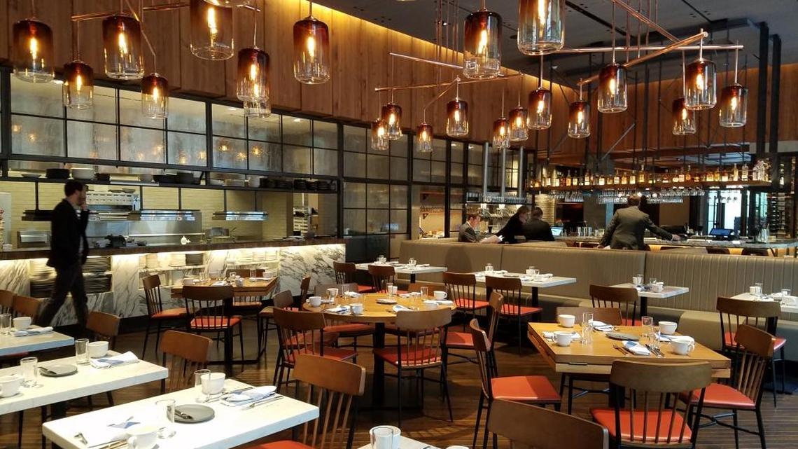 Angeline’s, the ground-floor restaurant at the Kimpton Tryon Park.