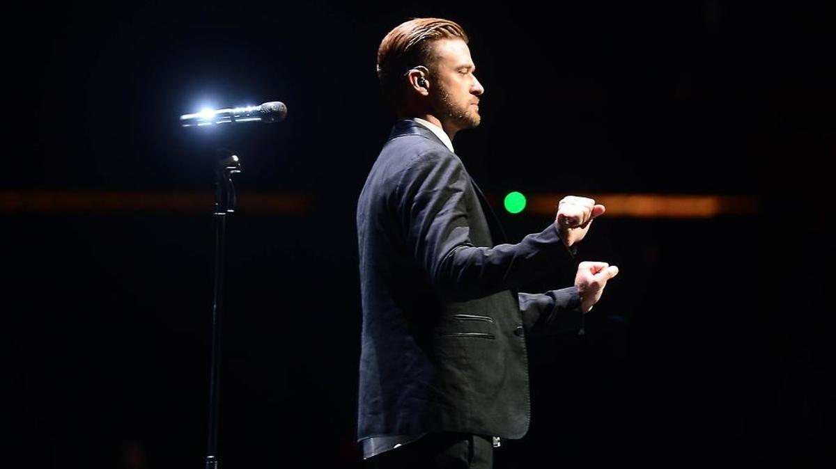 Justin Timberlake performs at Time Warner Cable Arena in uptown Charlotte in 2014.