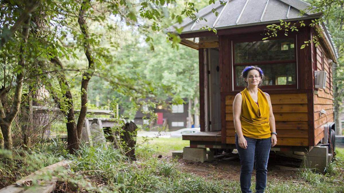 
Charlotte resident Marie Boucher is currently building a tiny house with her husband. Boucher hopes that the city will change its current zoning laws to accommodate tiny houses.
