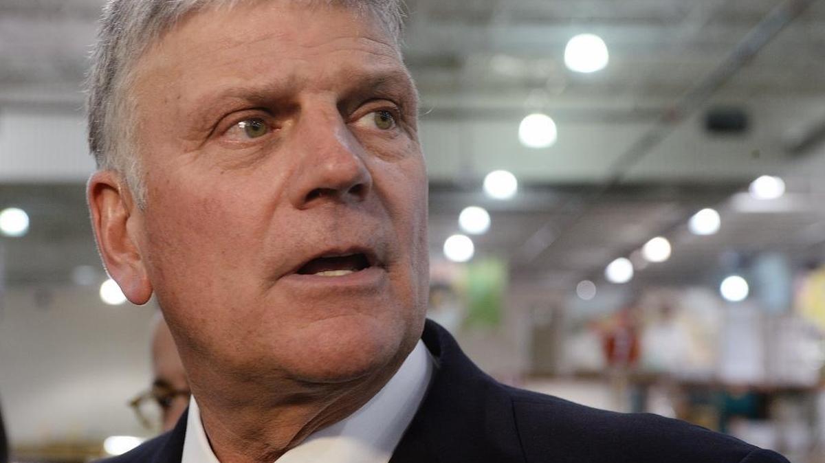 Franklin Graham says customers should boycott Target after a transgender woman in Utah was arrested for taking pictures of an 18 year-old woman in one of the retailer’s changing rooms.