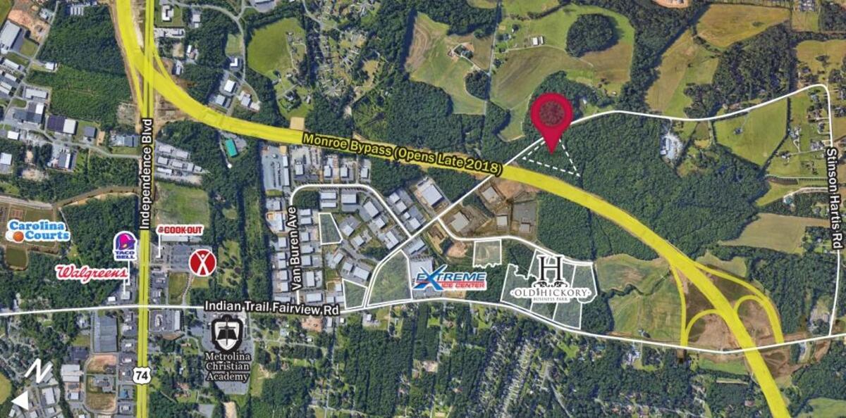 Location of Strikers Soccer Center