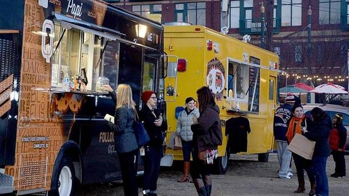 A Food Truck Friday gathering in South End.