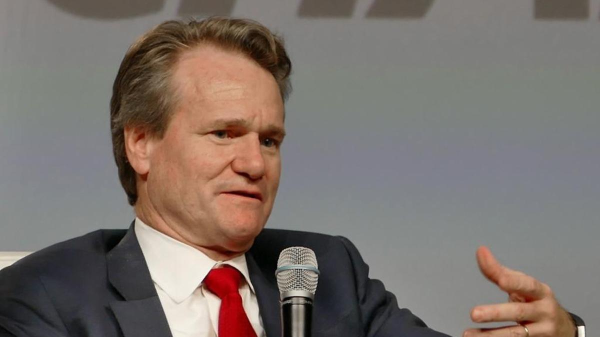 Bank of America CEO Brian Moynihan announced that the bank added 3,600 employees in 2019 in a company memo on Friday. He speaks in Charlotte in this 2017 photo.