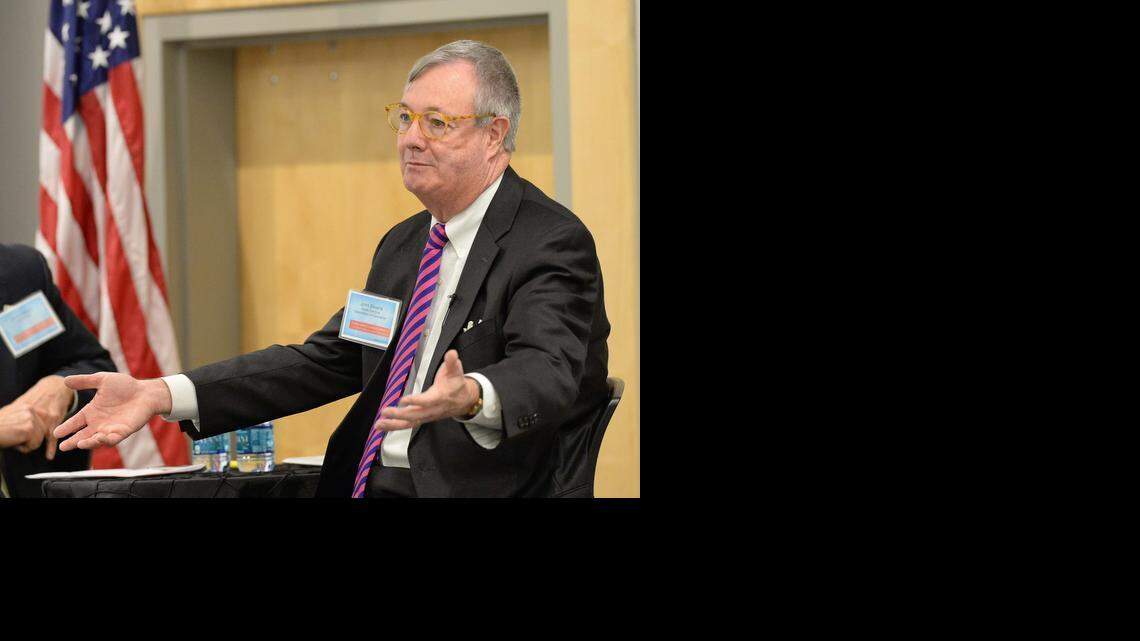 
N.C. Commerce Secretary John Skvarla, speaking at the CPCC Global Competitiveness Summit on Wednesday, talked about North Carolina’s opportunity to bring an automobile plant to the state.
