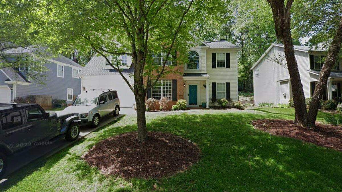 House on 8700 block of Fox Tail Lane