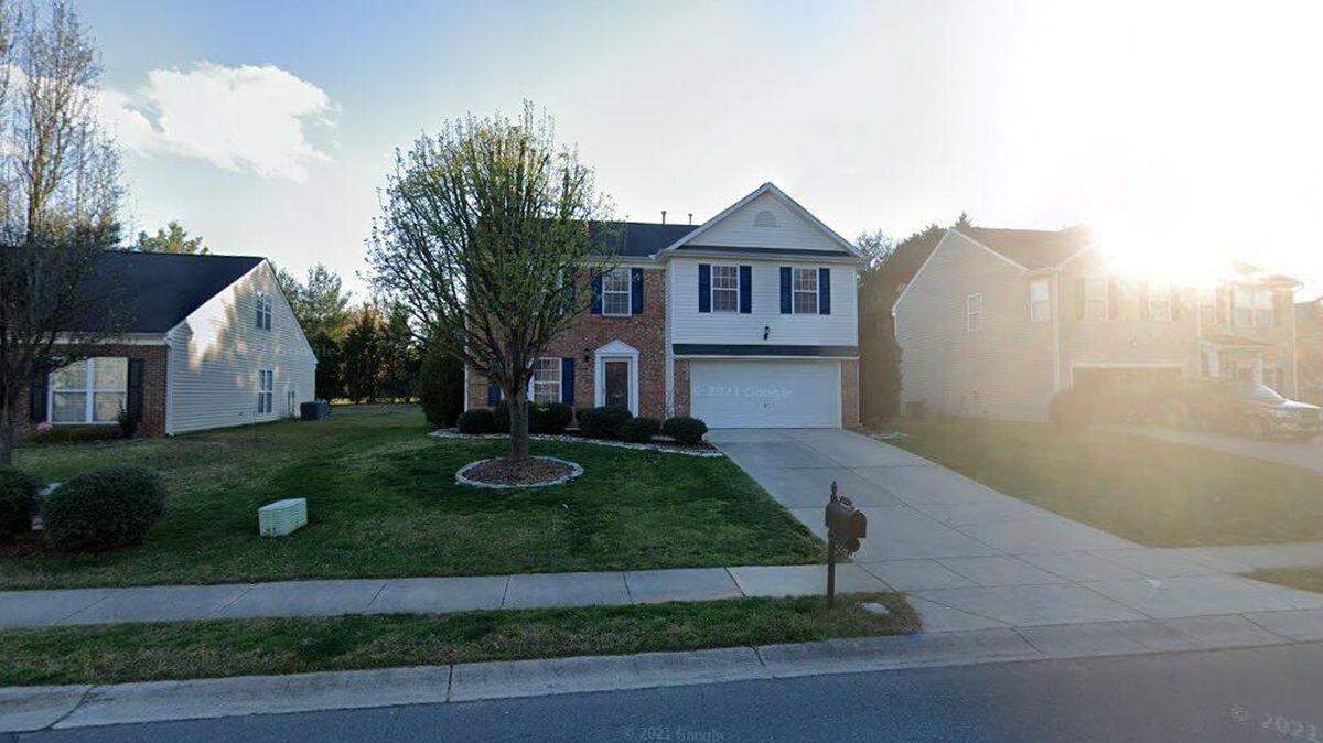 House on 2200 block of Equestrian Drive