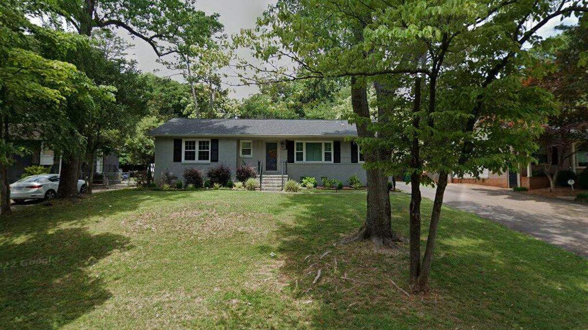 House on 7100 block of Sherbourne Drive