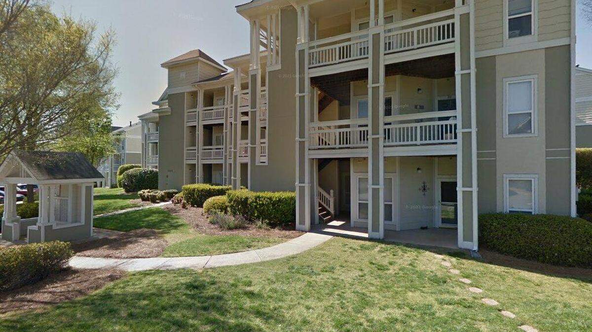Apartment building on 18800 block of Nautical Drive