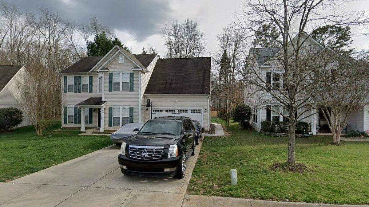 House on 11100 block of Carver Pond Road