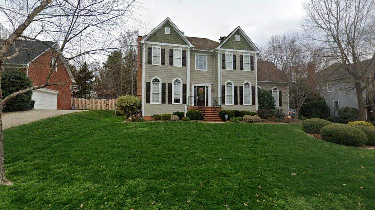 House on 5500 block of Providence Glen Road