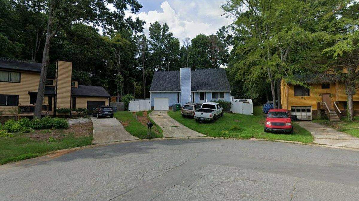 House on 7700 block of Oak Canyon Lane