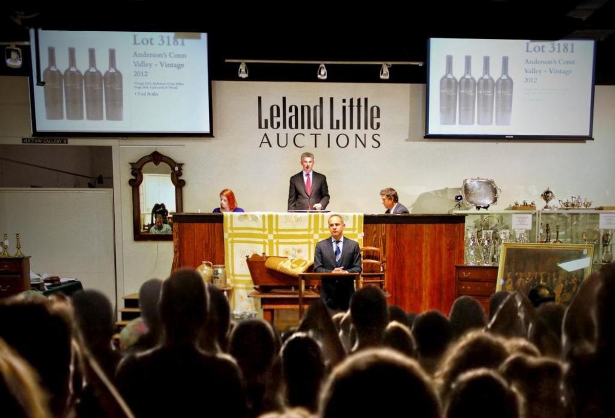 A wine auction by Leland Little Auctions.