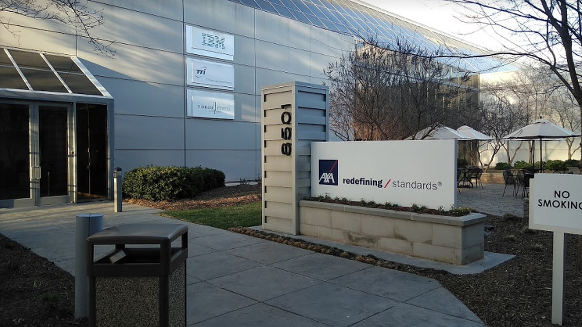 AXA’s Charlotte offices at 8501 IBM Dr.