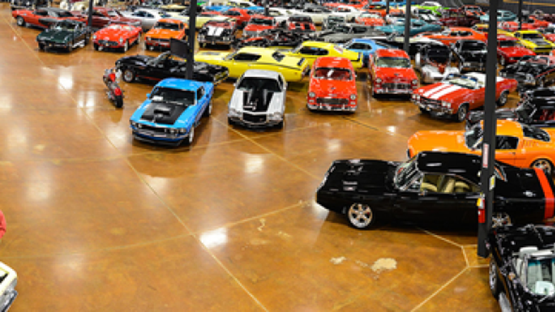 The RK Motors showroom at 5527 Lakeview Road in North Charlotte.