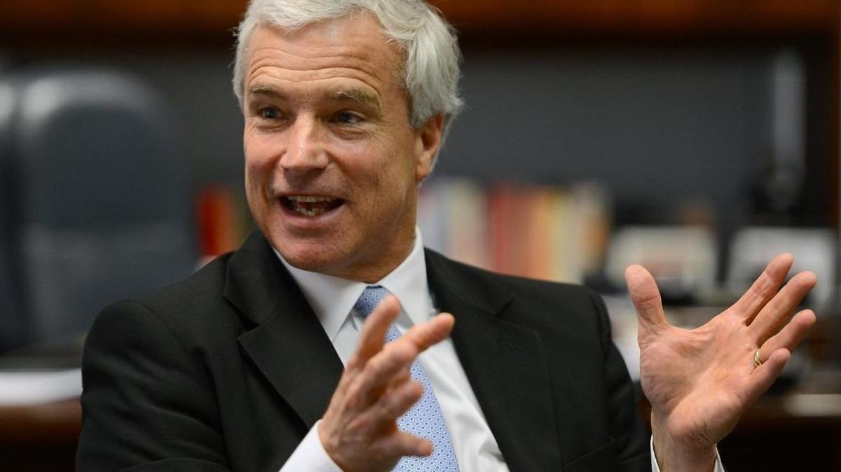 Carolina Panthers' former President Danny Morrison offered his thoughts on Jerry Richardson, new team owners and the quality of Bank of America Stadium on Wednesday morning. In this February 2013 photo, Morrison speaks with The Observer about the agreement between the team and the city of Charlotte for public money for stadium renovations.