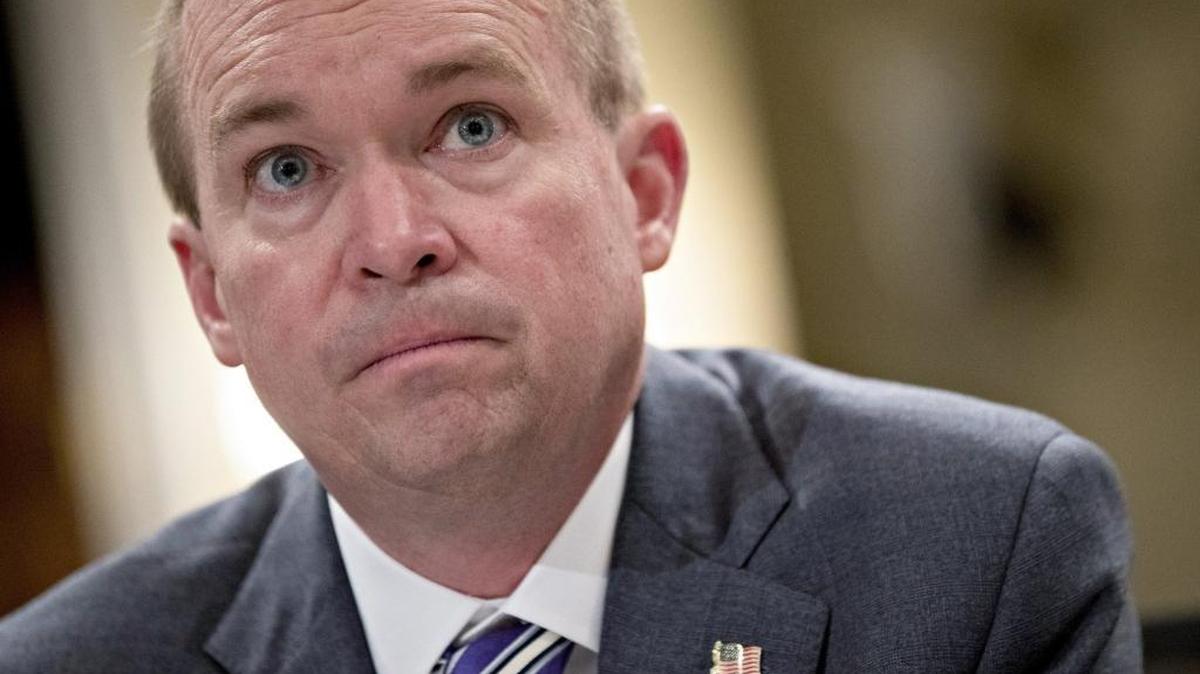 White House budget director Mick Mulvaney, who was named temporary head of the Consumer Financial Protection Bureau by President Donald Trump on Friday.