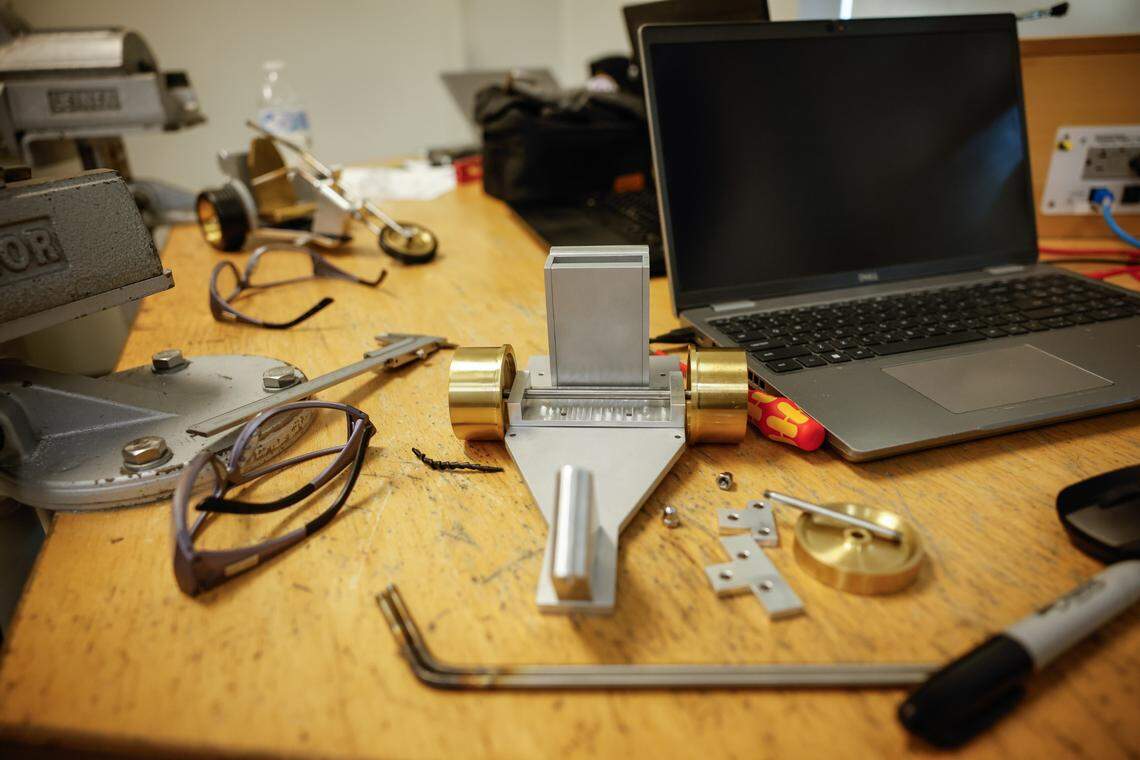 Programs include field service technicians, purchasing, electrical, automation and mechanical engineering, logistics and quality assurance. The value is about $175,000 scholarship with salary, training, education and travel, said Thomas Ray, apprenticeship team lead during the tour of Groninger’s Charlotte facility. “There’s a guaranteed job at the end,” he said.