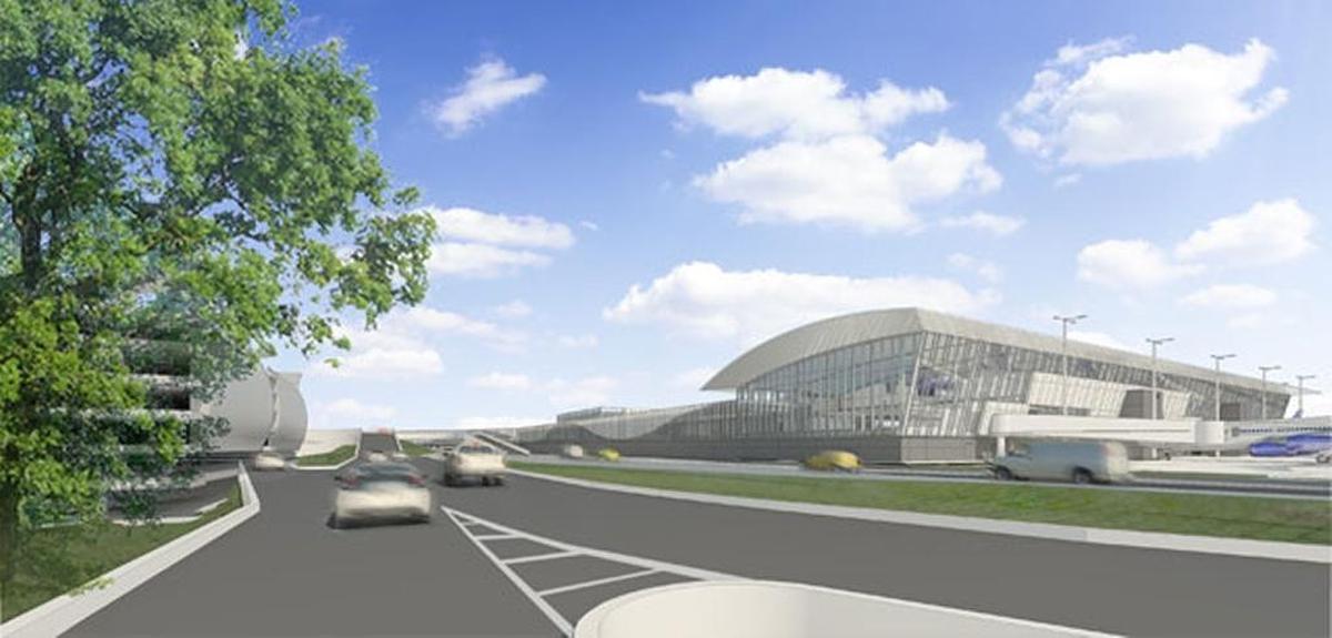 A rendering of Concourse A North.