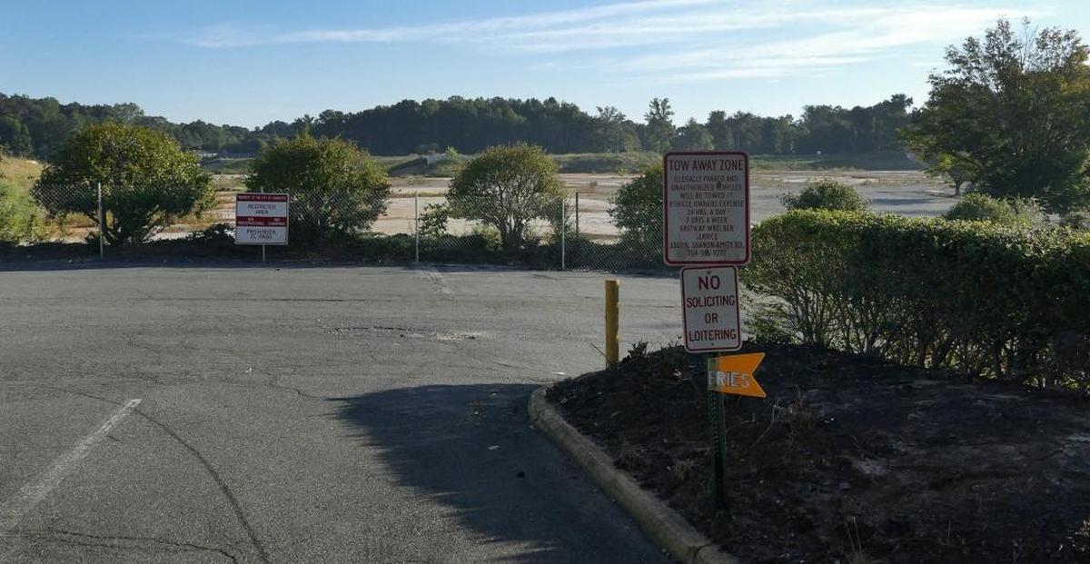 The site of the former Eastland Mall, at Central Avenue and Albemarle Road.