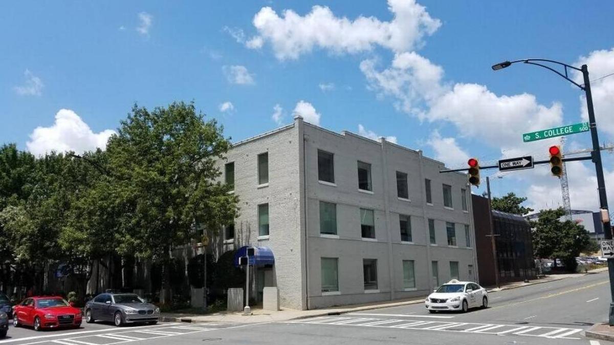 600 S. College Street in 2017, which has since been demolished.