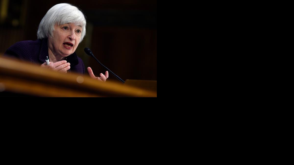 
Federal Reserve Board Chair Janet Yellen testifies on Capitol Hill in Washington in February. The Fed this week is expected to drop the word “patient” in describing its approach to raising interest rates from record lows – a signal that a rate hike is coming as soon as June.
