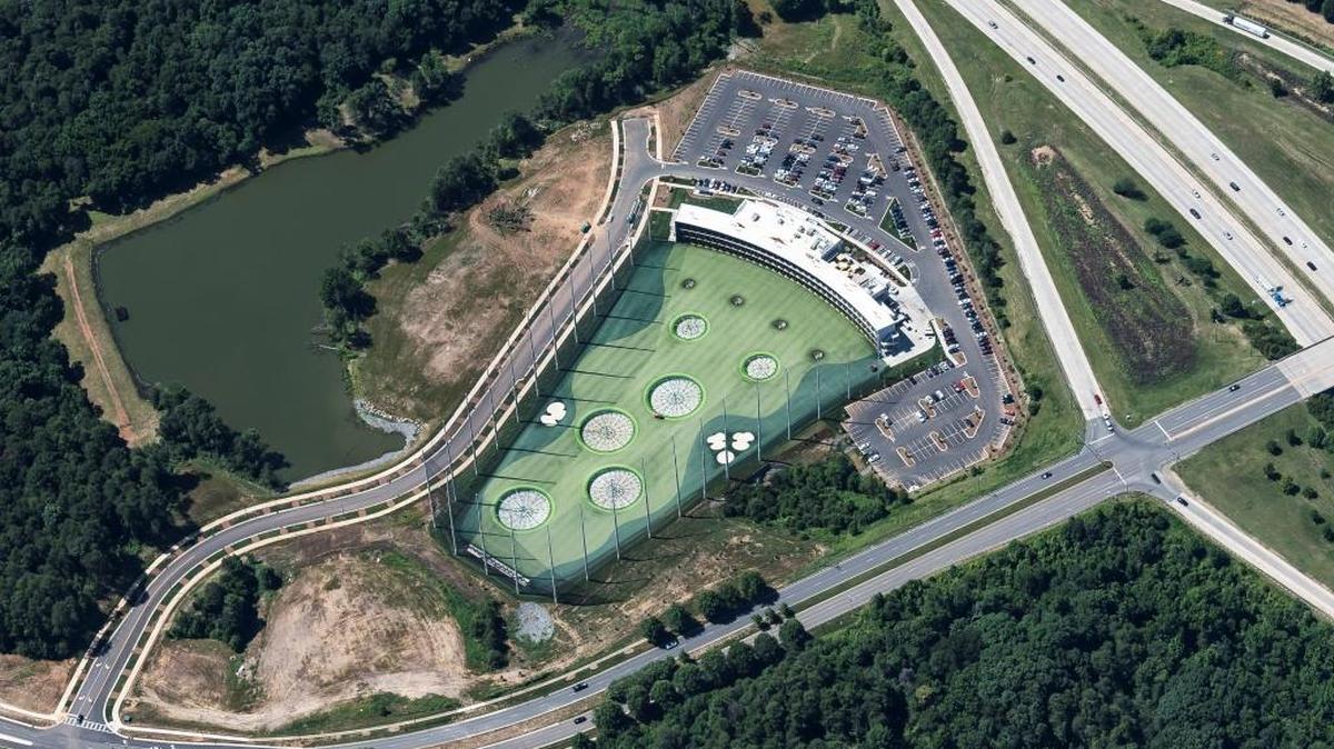 Topgolf’s first Charlotte location, in Steele Creek.