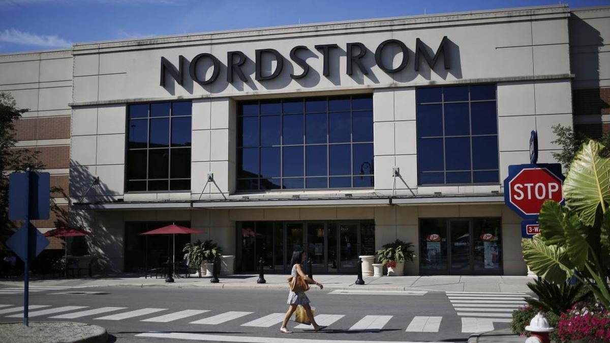 A pedestrian passes a Nordstrom Inc. store at the Easton Town Center shopping mall in Columbus, Ohio, on Aug. 23, 2016.